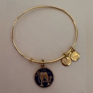 Alex and Ani Gold “Let’s Toast” Bangle